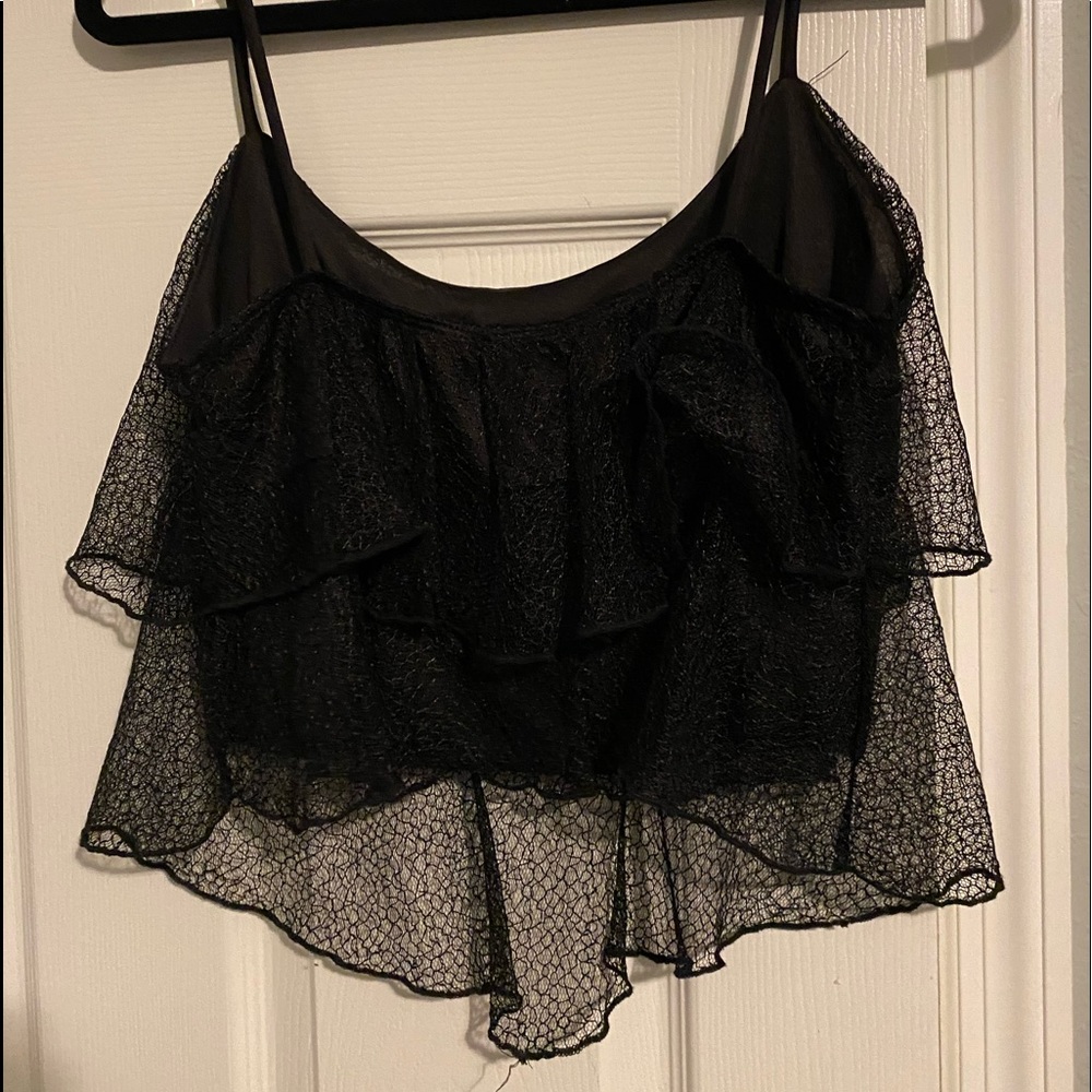 Charlotte Russe Mesh Crop Top